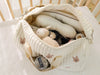 Large printed canvas tote for parents carrying additional everyday essentials