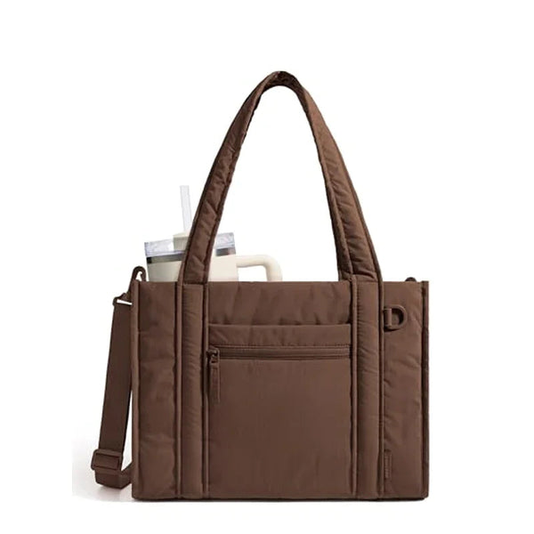 Small tote bag with a convertible crossbody strap