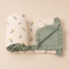 Soft swaddle blanket for a carrycot or nursery