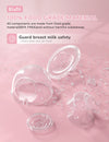 Low noise wearable breast pump operating at 35dB or below