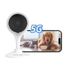 White fixed angle indoor WiFi baby camera